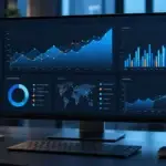Python AI business intelligence dashboard interface