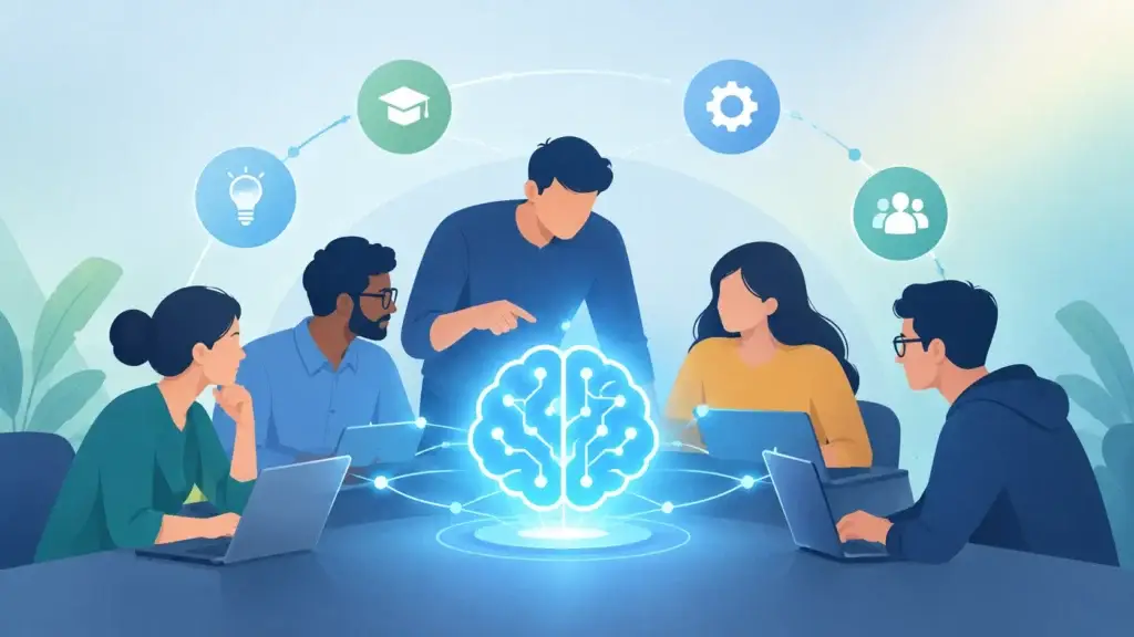team upskilling for AI readiness